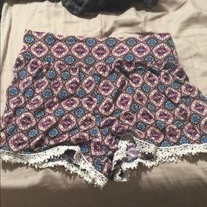 Bohemian shorts